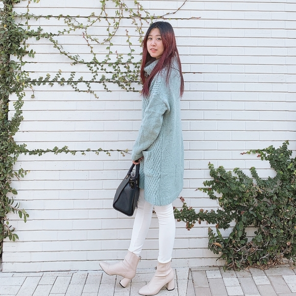 Long sweater dress | super soft | trendy - Picture 2 of 2